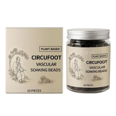 10pcs Herbal Foot Cleaning Soak Beads - Herbal Formula for Foot & Leg Relaxation, Combining Mugwort Extract and Angelica, Body Detox & Shaping Foot Soak Beads for Women & Men (1)