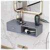 exproyzk Hair Tool Organizer Wall Mount Station Styling Cabinet Bathroom Countertop Organizer(Gray,70x30x16cm) view 1
