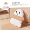 Baluue 3 pcs Ghost Shape Makeup Puff Cute Dry and Wet Face Powder Applicator for Women Portable Finger Strap Cosmetic Sponge for Foundation and Concealer view 3