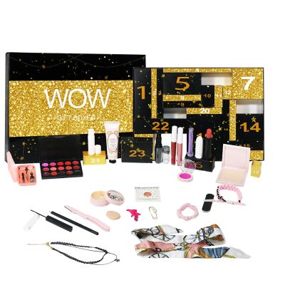 24 Days Beauty Advent Calendars | Lipstick & Eyeshadow, Holiday Calendar Countdown Calendar, Face Care Kit 24 Days, Countdown To Christmas, Beauty Set For Women Girls
