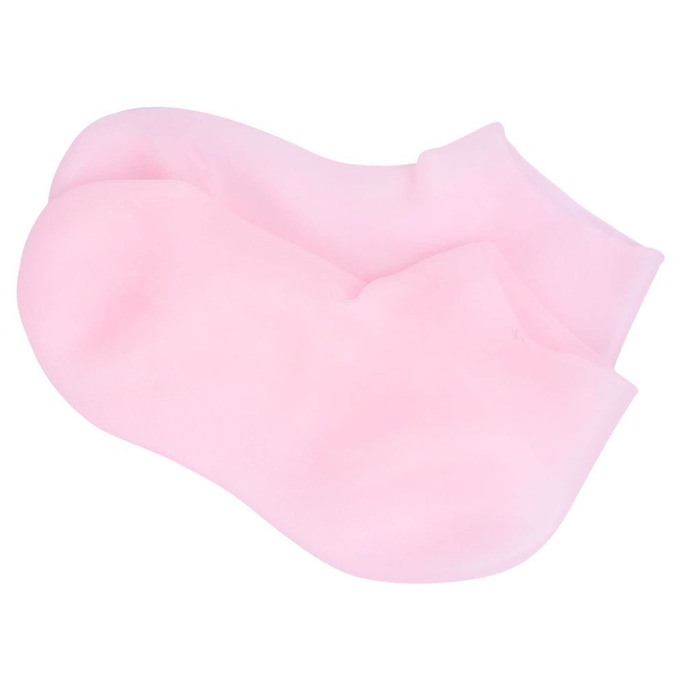 Baluue Moisturizing Foot Care Sock for Rough Skin Elastic Natural Material Feet Treatment Durable Comfortable Plantar Fasciitis Socks Pink Exfoliating and Hydrating Protection
