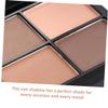 Baluue Colors Matte Eyeshadow Palette with Mirror and Sponge Elegant Brown Silky Shine Makeup for Professional Salon and Home Use Compact Design view 2