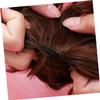 Baluue 2Pcs Light Brown Synthetic Hair Bun Chignon Hair Plate Tool for Women Delicate Headwear for Volume and Fullness Easy to Use view 2