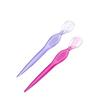 Didiseaon 3Pcs Stainless Steel Eyebrow Razors Lightweight Portable Eyebrow Trimmers with Non Slip Grip for Precise Facial Hair Removal Travel Friendly Makeup Beauty Tools Red view 4