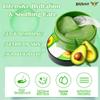 Belluxe Avocado Eye Mask  Nourishing & Moisturizing Eye Gel Patches for Dry Skin & Wrinkles, Hydrating Under Eye Mask for Collagen Boost view 3