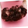Beaupretty 2Pcs Synthetic Hair Bun Light Brown Hair Plate Tool for Women Delicate Headwear Chignon Wig for Volume and Fullness Durable Easy to Use view 3