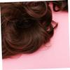Beaupretty 2Pcs Synthetic Hair Bun Light Brown Hair Plate Tool for Women Delicate Headwear Chignon Wig for Volume and Fullness Durable Easy to Use view 4
