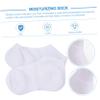 Didiseaon Moisturizing Foot Skin Socks for Cracked Heels Exfoliating and Nourishing Unisex Foot Care Stockings Soft Elastic Protective Socks Repair and Hydration White view 3