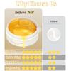 Belluxe 24K Gold Eye Mask  Firming Eye Gel Patches for Wrinkles & Dark Circles, Brightening Under Eye Care view 2