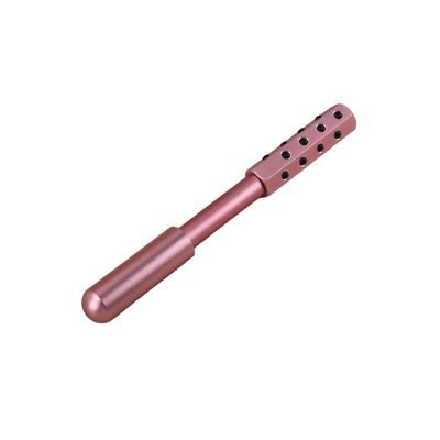 Betypura 24-Stone Facial Roller - Cooling Face & Neck Massager Tool for Skin Rejuvenation | 360 Contouring with Germanium Stones & Aircraft Aluminum | Portable 7.6" Beauty Roller - Pink