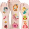 100pcs Princess Temporary Tattoo Stickers:Kawaii Princess Birthday Party Supplies,Birthday Decorations Party Game Activities Reward Gifts (princess) view 1