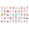 100pcs Princess Temporary Tattoo Stickers:Kawaii Princess Birthday Party Supplies,Birthday Decorations Party Game Activities Reward Gifts (princess) view 3