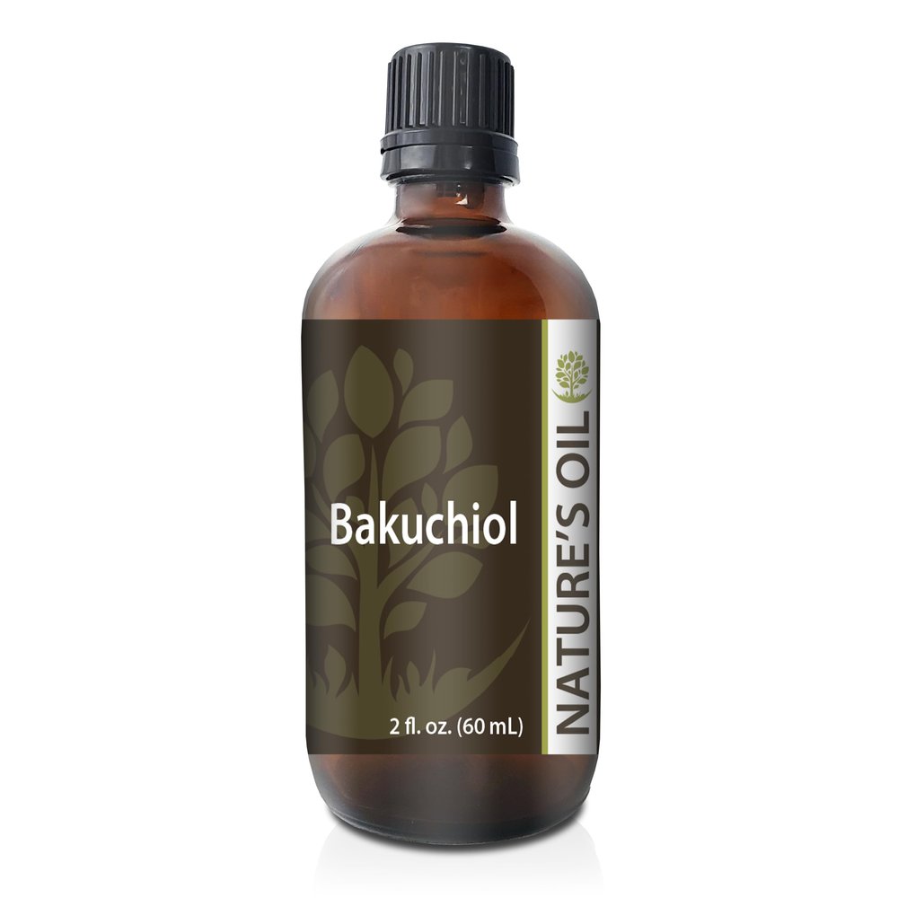 Nature's Oil Bakuchiol 99% - Pure Plant-Based Retinol Alternative - Natural Cosmetic Ingredient - for DIY Serums, Creams, and Skincare Formulations (60mL)