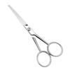 VICASKY Stainless Steel Beard Grooming Scissors with Toothed Blades for Precise Trimming Ergonomic Non Slip Design Facial Hair Scissors for Mens Mustache and Brow Care view 1
