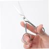 VICASKY Stainless Steel Beard Grooming Scissors with Toothed Blades for Precise Trimming Ergonomic Non Slip Design Facial Hair Scissors for Mens Mustache and Brow Care view 4