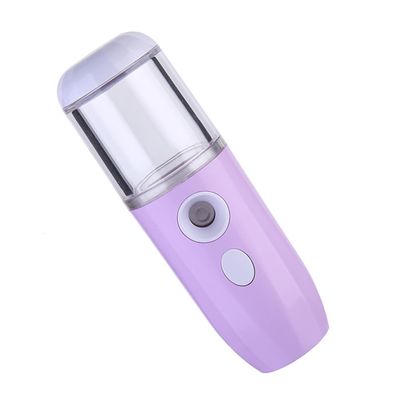 PACKOVE Portable Nano Facial Mist Sprayer Capacity Handheld Skin Moistener with Nanometer Atomization for and Cell Circulation Purple Compact Face Steamer for Makeup