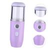 PACKOVE Portable Nano Facial Mist Sprayer Capacity Handheld Skin Moistener with Nanometer Atomization for and Cell Circulation Purple Compact Face Steamer for Makeup view 4