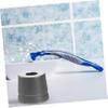 Baluue 2pcs Aluminum Safety Razor Stand for Men Durable Slip Resistant Base Lightweight Portable Razor Holder for Bathroom and Travel Stable Shaving Tool Storage Organizer view 4