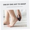 Baluue 2pcs Natural Pumice Stone Foot Scrubber Callus Remover for Exfoliation and Hard Skin Removal Ergonomic Feet Care Accessory for Soft Heels and Smooth Skin Hangable Design for Easy view 2