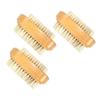 FOMIYES 3Pcs Natural Boar Bristle Nail Brush Dual Sided Wooden Pedicure Fingernail Toe Cleaning Tool Eco Friendly Durable Nail Art Accessory view 1