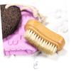 FOMIYES 3Pcs Natural Boar Bristle Nail Brush Dual Sided Wooden Pedicure Fingernail Toe Cleaning Tool Eco Friendly Durable Nail Art Accessory view 3