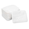 BTSEURY Disposable Makeup Remover Pads Soft Cotton 3 Layer Pressed Edges Double Sided Absorbent Nail Art Cleaning Pads with Tightly Bonded Lint Design for Beauty Skincare Routine (100 Pieces) view 2