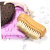 Beaupretty 3Pcs Wooden Nail Brush Double Sided Boar Bristle Scrubbing Cleaner for Fingernail and Hand Cleaning Eco Friendly Natural Bristle Comfortable Grip for Nail Art and Pedicure view 3