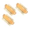 Baluue 3Pcs Double Sided Beechwood Nail Brush with Bristles for Fingernail Cleaning and Scrubbing Portable Nail Scrubber for Adults Suitable for Home Bathroom Kitchen Use view 1