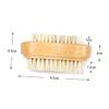 Baluue 3Pcs Double Sided Beechwood Nail Brush with Bristles for Fingernail Cleaning and Scrubbing Portable Nail Scrubber for Adults Suitable for Home Bathroom Kitchen Use view 2