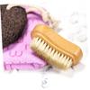 Baluue 3Pcs Double Sided Beechwood Nail Brush with Bristles for Fingernail Cleaning and Scrubbing Portable Nail Scrubber for Adults Suitable for Home Bathroom Kitchen Use view 3