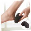 FRCOLOR 2pcs Black Pumice Stone Foot File with Hanging Rope Small Portable Callus Remover for Home Pedicure Easy to Use Foot Scraping Stone for Dry Skin and Cracked Heels view 4