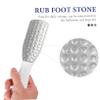 VALICLUD Stainless Steel Foot Care Trimmer Pedicure Tool Dual Sided Foot Callus File for Hard Dry Skin Removal Compact Washable Rasp for Heel Repair and view 2
