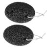 FOMIYES 2pcs Natural Pumice Stone Callus Remover Foot Scrubber with Thread for Easy Hanging Hard Dead Skin Exfoliation and Foot Massage Tool for Relaxation and Repair view 1