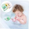 Baluue 3Pcs Bath Sponges Soft Cartoon Shower Scrubber for Newborns Durable Exfoliating Bathing Essentials view 3