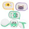 Baluue 3Pcs Bath Sponges Soft Cartoon Shower Scrubber for Newborns Durable Exfoliating Bathing Essentials view 4