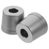 FOMIYES 2pcs Aluminum Safety Razor Stand for Manual Shaver Portable Lightweight Razor Holder with Wear Resistant Slip Resistant Base Durable Storage for Home and Travel view 1