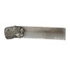 Beaupretty Vintage Stainless Steel Beard Comb for Men Durable Static Metal Grooming Brush Mini Mustache Pocket Comb for Hair and Facial Hair Styling Rust Resistant and Skin Friendly view 1