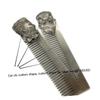 Beaupretty Vintage Stainless Steel Beard Comb for Men Durable Static Metal Grooming Brush Mini Mustache Pocket Comb for Hair and Facial Hair Styling Rust Resistant and Skin Friendly view 2