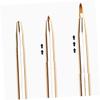 Beaupretty Retractable Double Ended Lip Brush for Makeup Precision Dense Fine Bristles Portable Concealer and Lipstick Applicator for Women and Compact Golden Cosmetic Tool view 1