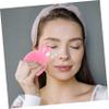 FOMIYES 4pcs Silicone Face Cleansing Brush Ergonomic Cartoon Rabbit Design for Gentle Exfoliation Blackhead Removal and Comfortable Facial Massage Lightweight and Portable Skincare Tool view 3
