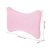 VOSAREA Non Slip Tub Pillow with Strong Suction Cups Mesh Bathtub Cushion for Neck Head and Shoulder Support Durable Pink Bath Pillow Compatible with Standard Oval Alcove and Corner Soak view 2