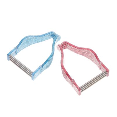 SKISUNO 2pcs Facial Spring Hair Remover Manual Epilator for Women Portable Lightweight Face Threading Tool Lip and Eyebrow Hair Removal with Vibrant Color Coding for Easy Identification