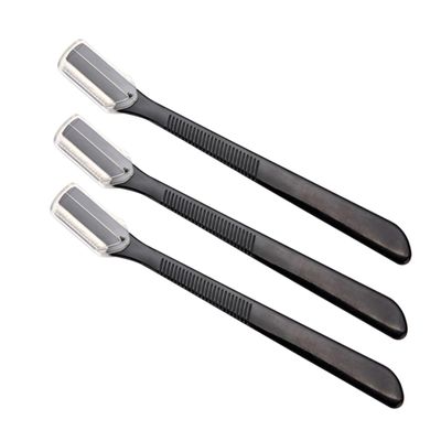 Baluue 12Pcs Multi Function Eyebrow Trimmers Lightweight Safety Razors with Non Slip Grip for Precise Facial Grooming Easy to Clean and Travel Friendly Makeup Accessories