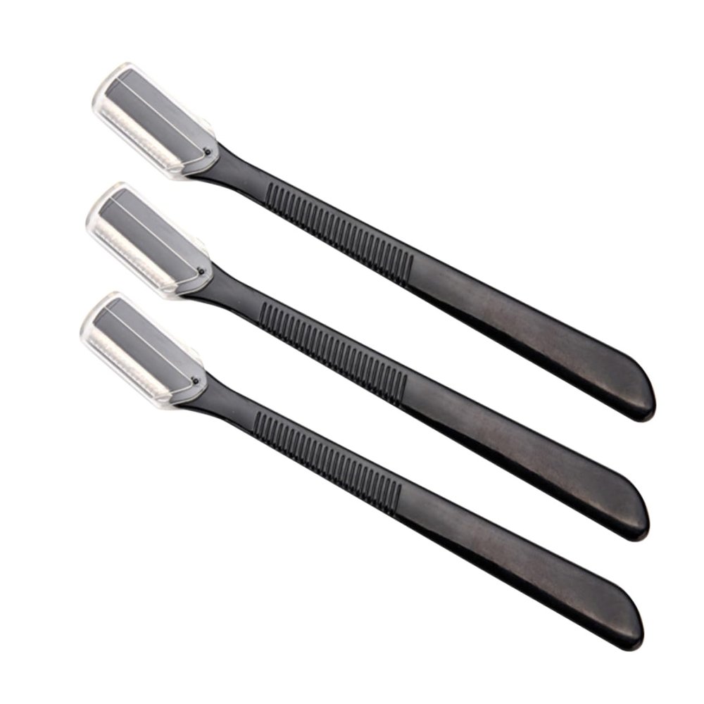 Baluue 12Pcs Multi Function Eyebrow Trimmers Lightweight Safety Razors with Non Slip Grip for Precise Facial Grooming Easy to Clean and Travel Friendly Makeup Accessories