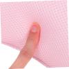 Beaupretty Non Slip Bathtub Pillow with Strong Suction Cups Mesh Head and Neck Support Cushion for Standard Oval and Corner Tubs Pink Backrest Pad view 3