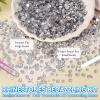 21000Pcs Rhinestones for Bedazzling Kit, Mix Sizes Silver Clear Bedazzling Resin Gems, Gems for Crafting, Flatback Resin Rhinestones for Craft DIY Face Makeup view 4