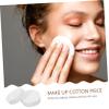 CATIEBYE 200 Pcs Thickened Three Layer Cotton Rounds Makeup Remover Pads Skin Friendly Facial Cotton for Makeup Removal Portable Disposable view 2