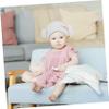 ASAKKURA Heart Pattern Cotton Hair Drying Hat for Soft Absorbent Quick Dry Head Wrap Towel Gentle Fit Prevents Hair Damage Stylish White Turban view 4