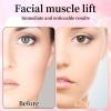 40pcs Face Lift Tapes with 4 Strings, Face Lifting Tape Invisible V-Shaped Skin Tightening Facelift Stickers Forehead Wrinkle Patches for Nasolabial Folds Double Chin Neck Glabellar Wrinkles (Black) view 3