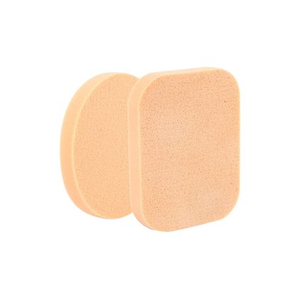 Baluue 2pcs Dry and Wet Use Makeup Sponge Powder Puff Soft Round Facial Cosmetic Puff for Foundation and Pressed Powder Application Suitable for Salon Home and Travel Use